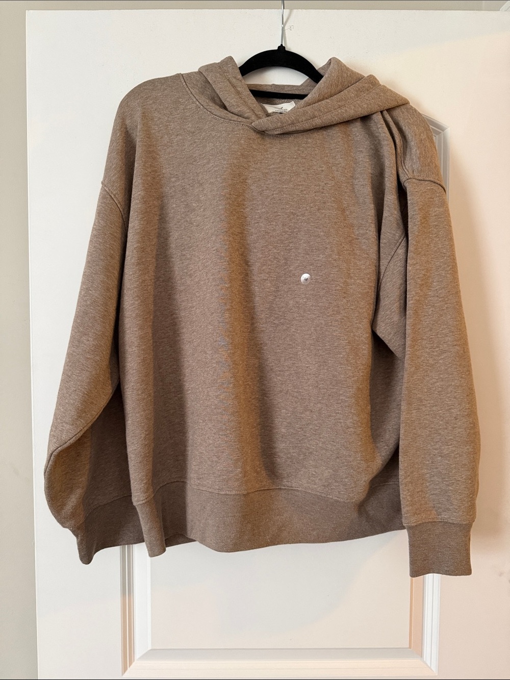 American Eagle Outfitters Taupe/Camel Hooded Sweatshirt
